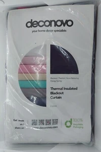 Deconovo Blackout Curtains 84 In Long Black Blackout Curtains - Purple Grape - Picture 1 of 12