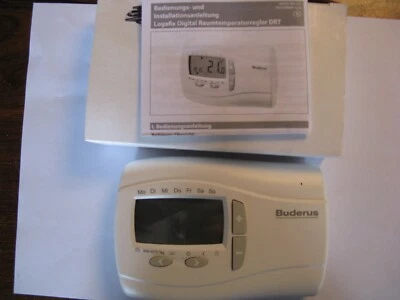 Buderus Logafloor Digital Raumtemperaturregler DRT401 110-230V EL1-8040 - Bild 1 von 3