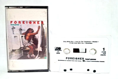 Vintage 1979 Original Foreigner Head Games Cassette Tape Hard Soft Arena Rock - Image 1 of 4
