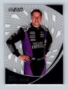Brad Keselowski Clear Vision 2022 Panini Chronicles Racing Nascar Ford - Bild 1 von 2