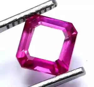 Zaffiro Rosa Naturale 5,25 Ct Forma Asscher Gemma Sciolta Certificata Con Regalo - Foto 1 di 9
