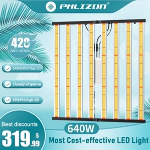 6500W LED Plant Grow Light Sunlike Full Spectrum Flowers Hydroponics Indoor Grow - Picture 1 of 12