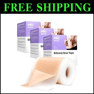 Medical-Grade Silicone Scar Sheets for C-Section and Surgery Recovery - 3 Pack - Picture 1 of 10