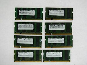 BULK LOT 16GB 8x2GB DDR2 PC2-5300 667MHz Memory SODIMM RAM for Laptops Notebooks