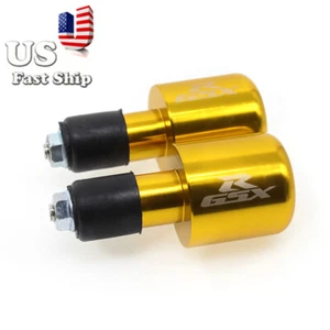 Para GSXR600 GSXR750 GSXR1000 2001-2014 Manillar Extremo Deslizante Tapa Enchufe FXCNC - Imagen 1 de 10