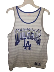 Mitchell & Ness Los Angeles Dodgers Tank Top 90s Logo MLB Shirt Men Small NWOT - Picture 1 of 4
