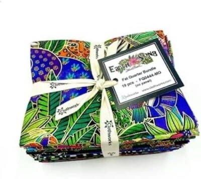 Laurel Burch ***EARTH SONG***  19 FAT QUARTERS  Plus PANEL - Image 1 of 3