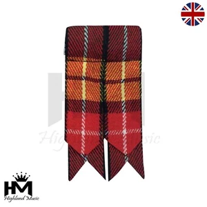 Wallace Tartán Kilt Flashes para Hombre - Accesorios Highlandmusic Kilt - Imagen 1 de 2
