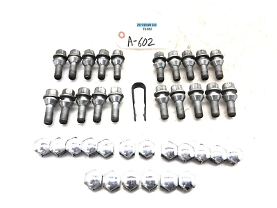 2019-2025 VOLVO S60 WHEEL RIM LUG NUT BOLT SET W/ CAPS OEM - Image 1 of 4