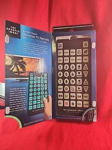 Extra Large Universal Remote Control Glow-in-the-Dark Sharper Image Jumbo XXX - Picture 1 of 5
