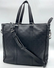 Authentic Louis Vuitton Damier Graphite  Tadao PM N41467 2 way Bag SKS0839
