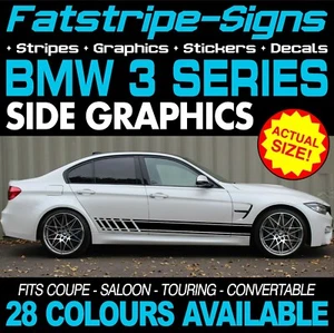passend für BMW 3ER GRAFIKSTREIFEN AUFKLEBER AUFKLEBER M SPORT SPORT F30 E90 M3 - Bild 1 von 2