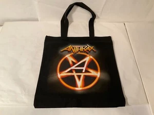 Anthrax Tote Bag Shopping Store Concert Souvenir Worship Music Heavy Metal Band - Picture 1 of 5