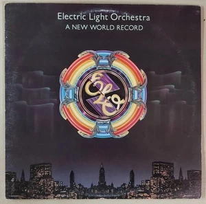 ELECTRIC LIGHT ORCHESTRA: NEW WORLD RECORD & DISCOVERY VINYL RECORD LPs JET VG+ - Picture 1 of 16