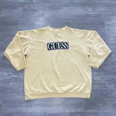 Vtg Guess Sweatshirt Adult Large Sweater Georges Marciano Crewneck Pullover Logo - Image 1 of 4
