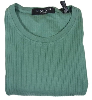 NEW MEN'S BRANDINI LE COLLEZIONI 2XL GREEN SS SHIRT - NEW WITH TAGS - Image 1 of 3