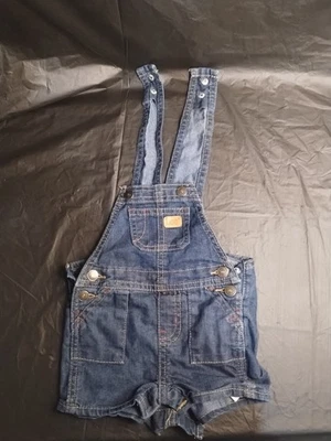 Pantalones cortos LEE azules con tirantes talla EE. UU. 0-3 meses ropa deportiva para niños pequeños Foto 1 de 4