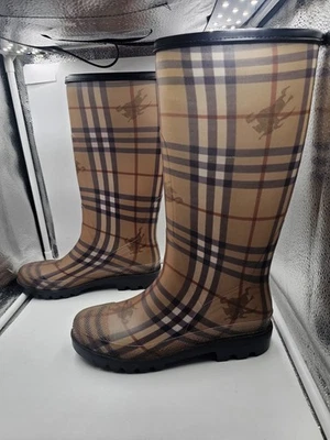 Burberry Womens Rain Boots Shoes Size 6.5 - Image 1 of 4