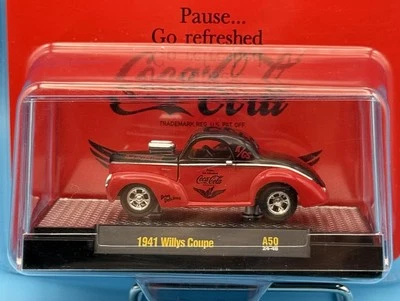 M2 Machines Coca-Cola Release 1941 Willy's Coupe A50 24-48 (Sealed) - Image 1 of 4
