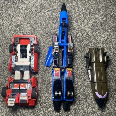 Lote De 3 Transformers Japón Años 80 De Colección Foto 1 de 4