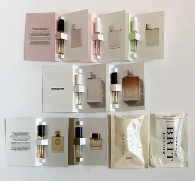 Burberry Her Perfume Collection 9pc Sample Vial Spray Set - Image 1 of 2
