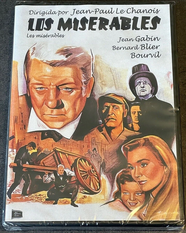 [DVD]  Les Misérables  [ Jean Gabin, Bourvil, Bernard Blier ]  NEUF cellophané - Photo 1/2