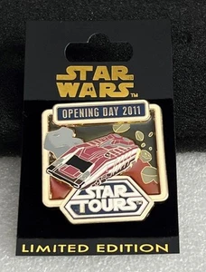 Prendedor Disney Star Tours Opening Day 2011 Starspeeder 1000 Adventures Continue LE - Imagen 1 de 1