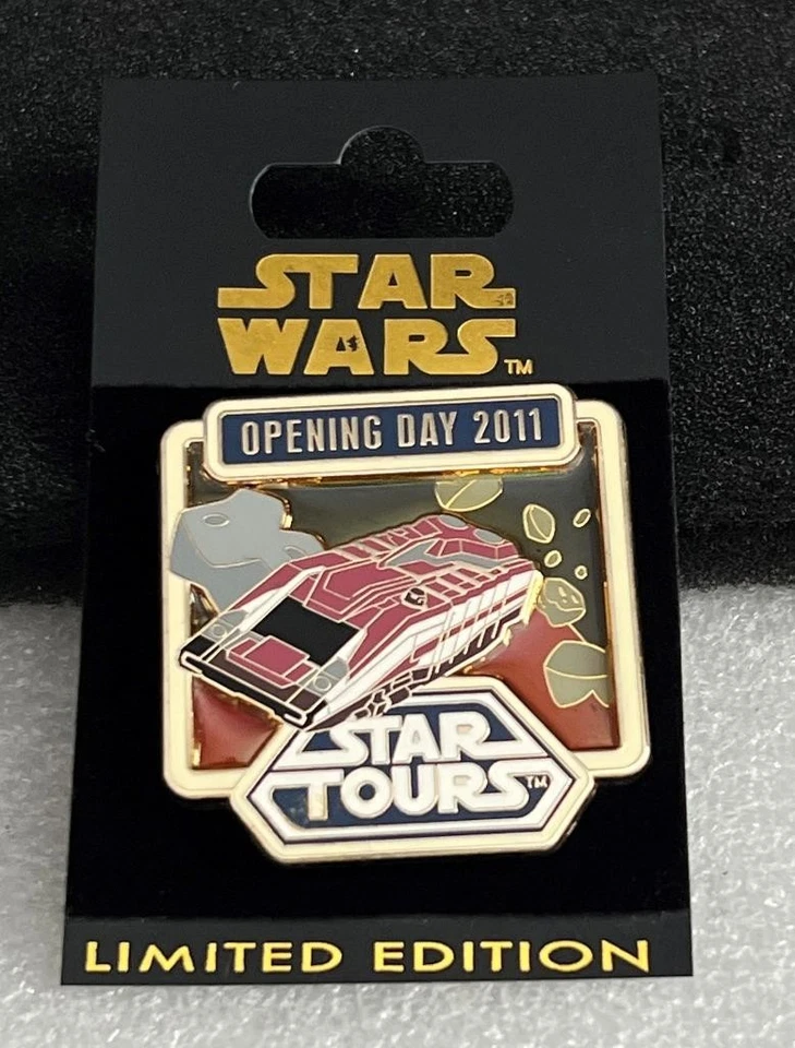 Prendedor Disney Star Tours Opening Day 2011 Starspeeder 1000 Adventures Continue LE Foto 1 de 1