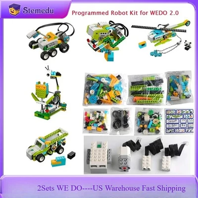 2Sets STEM We-Do Kit 2.0 Core Programmable Robot Building Blocks  Electronics US - Image 1 of 4