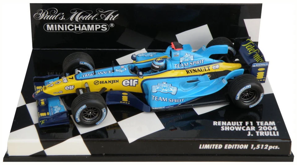 Minichamps Renault F1 Team Showcar 2004 - Jarno Trulli 1/43 Scale - Image 1 of 1