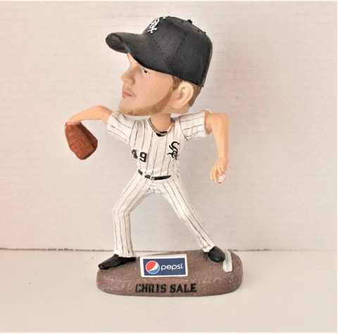 Bobby Bobbles Chris Sale Bobblehead Chicago White Sox No Box Cover