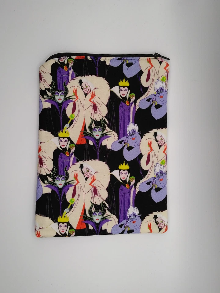 Handmade small zipper bag made with Villains Licensed fabric - Image 1 of 1