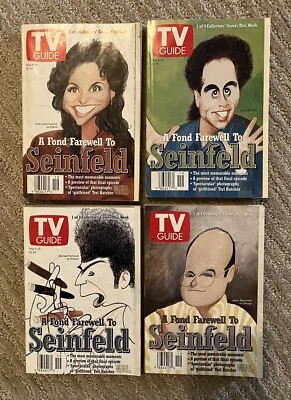 SPECIAL EDITION TV GUIDE "A FAREWELL TO SEINFELD" MAY 9-15, 1998 (SET OF 4) B - Image 1 of 4