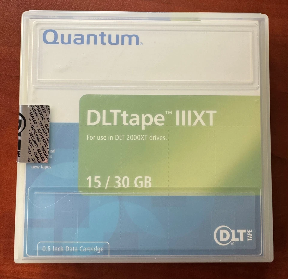 Cartucho de cinta Quantum DLTtape VS1 80/160GB 160/320GB (MR-V1MQN-01) *NUEVO* Foto 1 de 1