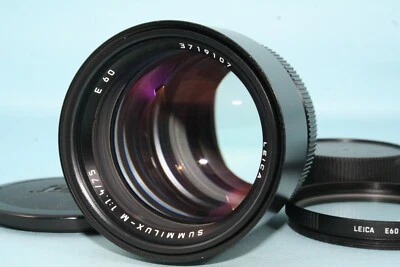 Lente Leica Summilux-M 75 mm f/1,4 E60 MF para montaje M [casi como nueva+++] de Japón Foto 1 de 4
