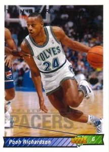 #134 Pooh Richardson - Indiana Pacers - 1992-93 Upper Deck Basketball - Picture 1 of 1