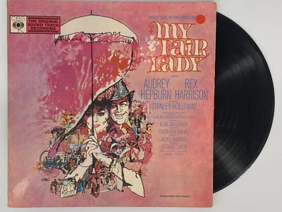 Audrey Hepburn My Fair Lady Soundtrack Record 33 RPM LP Columbia 1964 Gatefold - Image 1 of 4