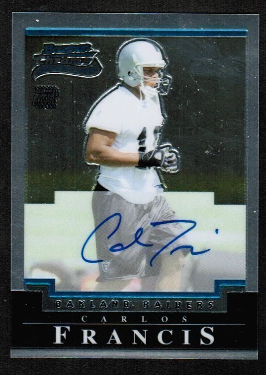 2004 Bowman Chrome #237 Carlos Francis Rookie Auto (ref 8575) - Image 1 of 1