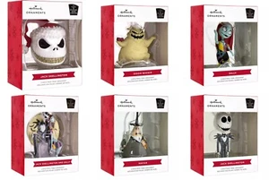 6er SET NIGHTMARE BEFORE CHRISTMAS ORNAMENTS 2023 PUNZE RARITÄT KOSTENLOSER VERSAND! - Bild 1 von 19