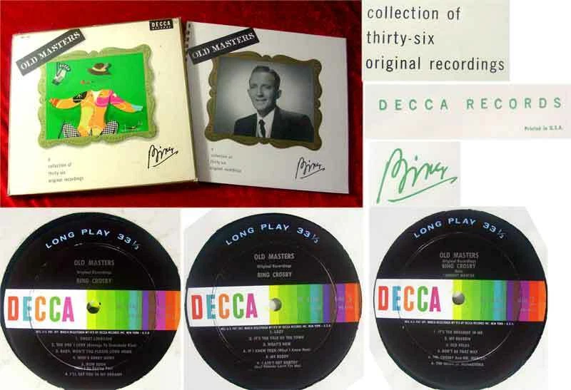 3LP Box Bing Crosby: Old Masters with Booklet (Decca) - Bild 1 von 1