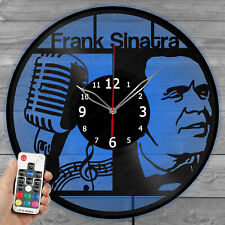 LED Vinyl Clock Frank Sinatra Light Vinyl Record Wall Clock Art Home Decor 2297