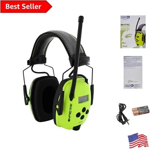 Digital AM/FM Earmuff with Comfortable Ear Protection & Clear Reception - Picture 1 of 12