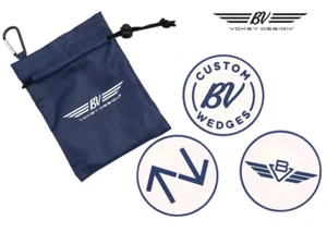 JUEGO DE 3 DISCOS DE ASTILLADO Titleist Diseño VOKEY Blanco Azul Marino NUEVO Limitado Golf Japón - Imagen 1 de 17