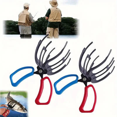 CHAMPIONAUTOSS Fishing Plier Gripper Metal Fish Control Clamp Claw Tong Grip Tackle Tool US