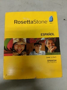 shelf71 ~ ROSETTA STONE ESPANOL Level 1, 2 & 3 Spanish Interactive Software CDs - Picture 1 of 1