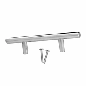 Rok 3" Center Chrome Kitchen Cabinet Drawer T Bar Pull Handle Pull 6" Length - Picture 1 of 4