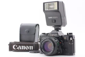 [COMO NUEVA] Lente Canon AE-1 35 mm cámara fotográfica NFD 50 mm f1,4 con flash 188A de Japón - Imagen 1 de 17