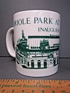 Baltimore Orioles Park Camden Yards Inaugural 1992 Jeff Wilkinson MUG Cup - Picture 1 of 8