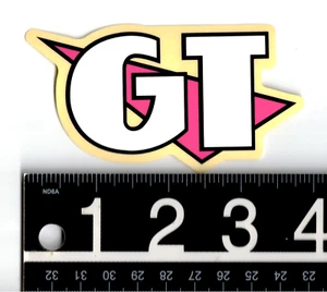GT Bikes Sticker 4 in x 2 in Multicolor BMX Cycling Decal - Picture 1 of 1