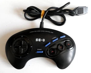 Manette SG-8 AUTO FIRE Controller Sega Megadrive Genesis with TURBO FIRE - d125 - Foto 1 di 2
